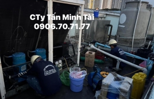 SỬA CHỮA MÁY CHILLER 40HP 